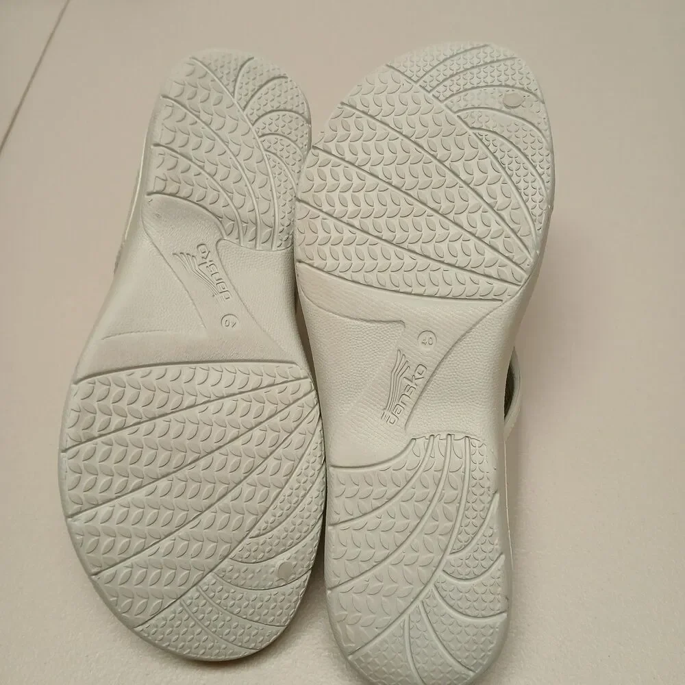 Dansko Krystal Seafoam Green Open Back Slip on Sandal Thong Flip Flops 40/9.5-10 - Picture 9 of 10